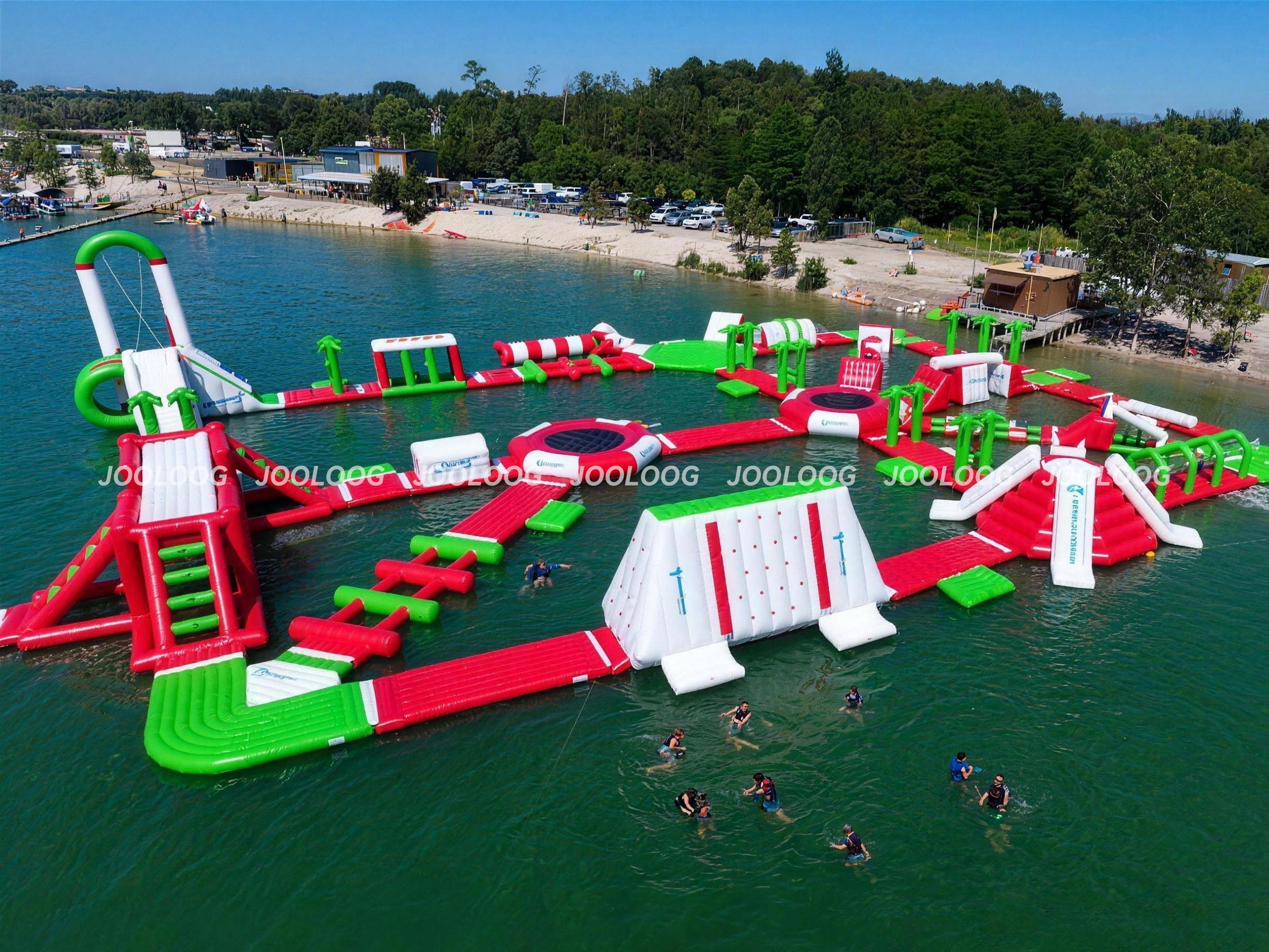 Inflatable Water Park in France