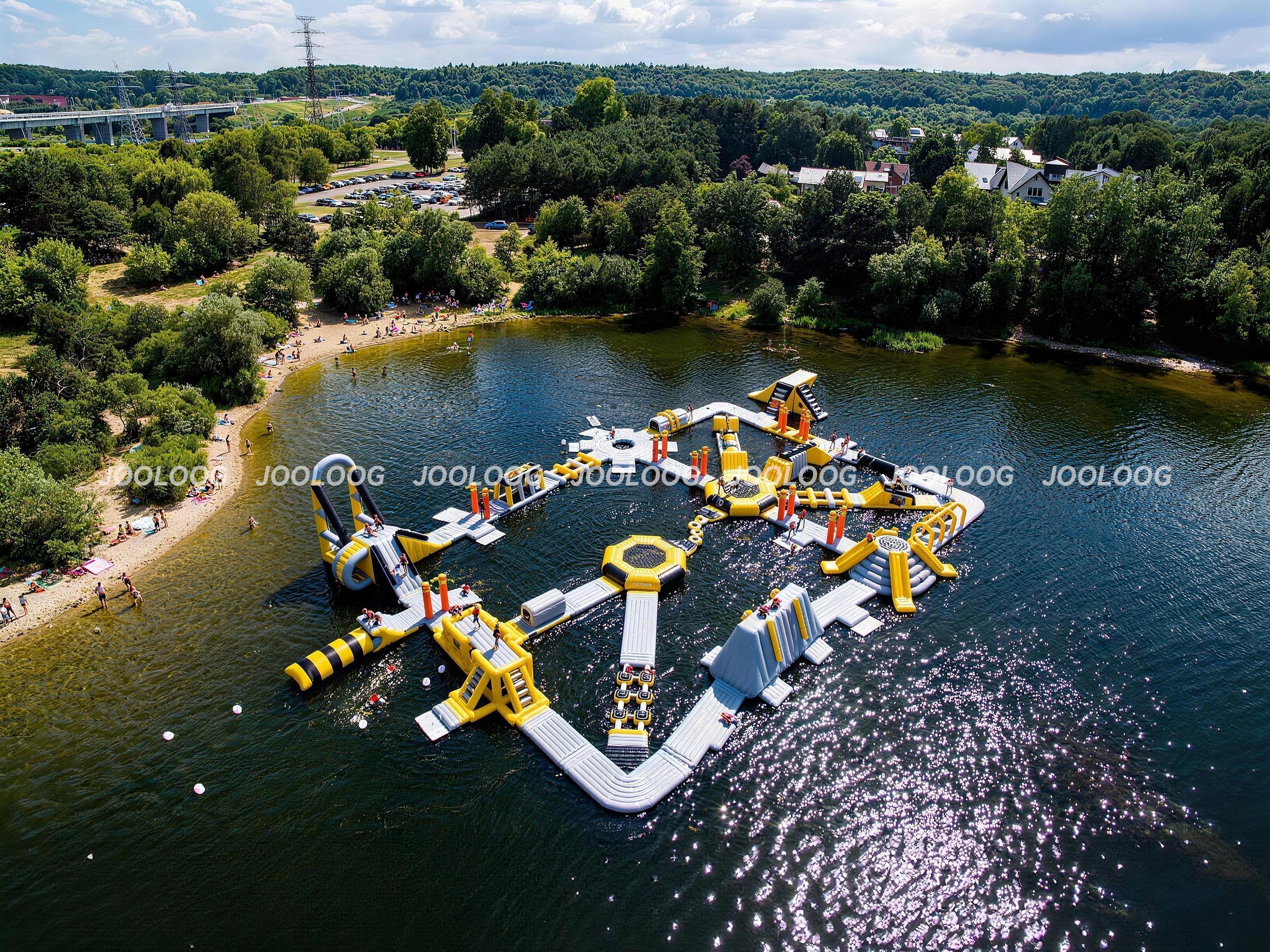 Inflatable Water Park in Germany