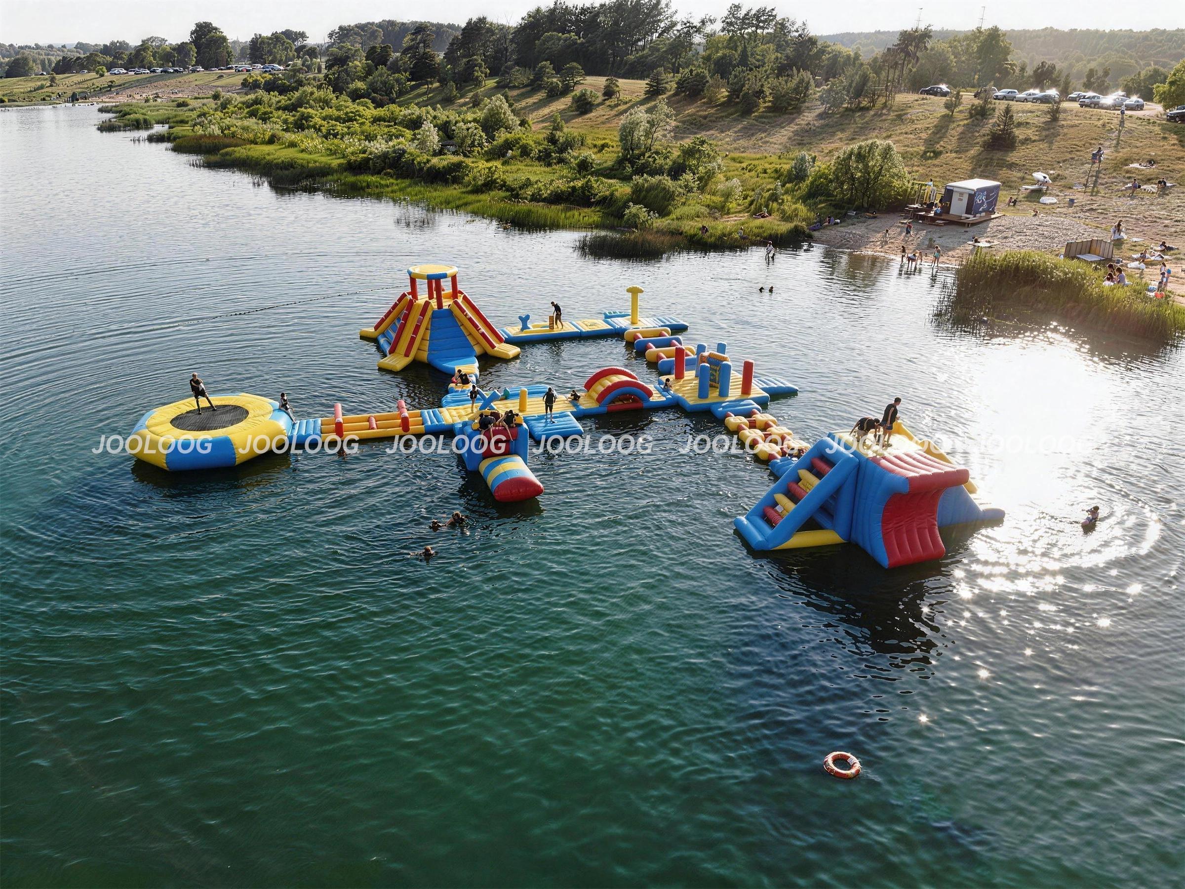 Inflatable Water Park in Latvia