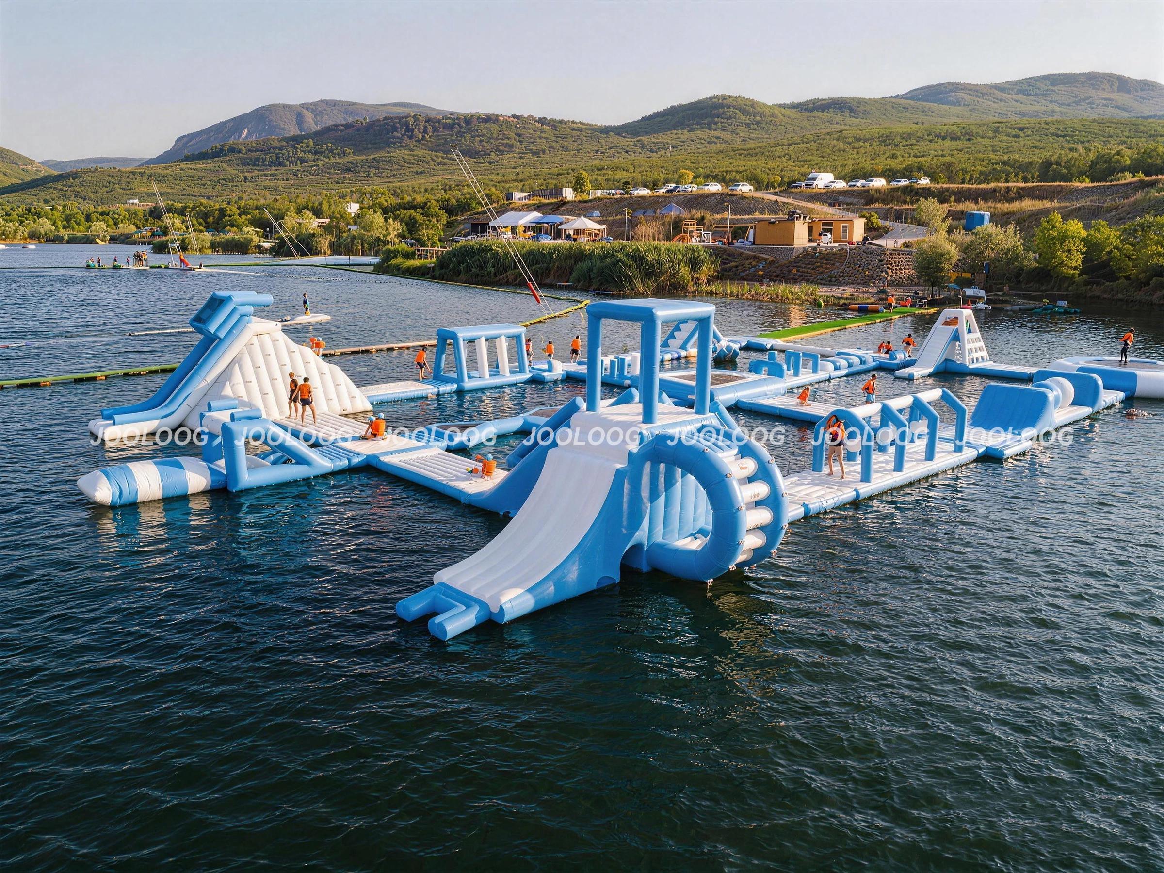 Inflatable Water Park in Russia