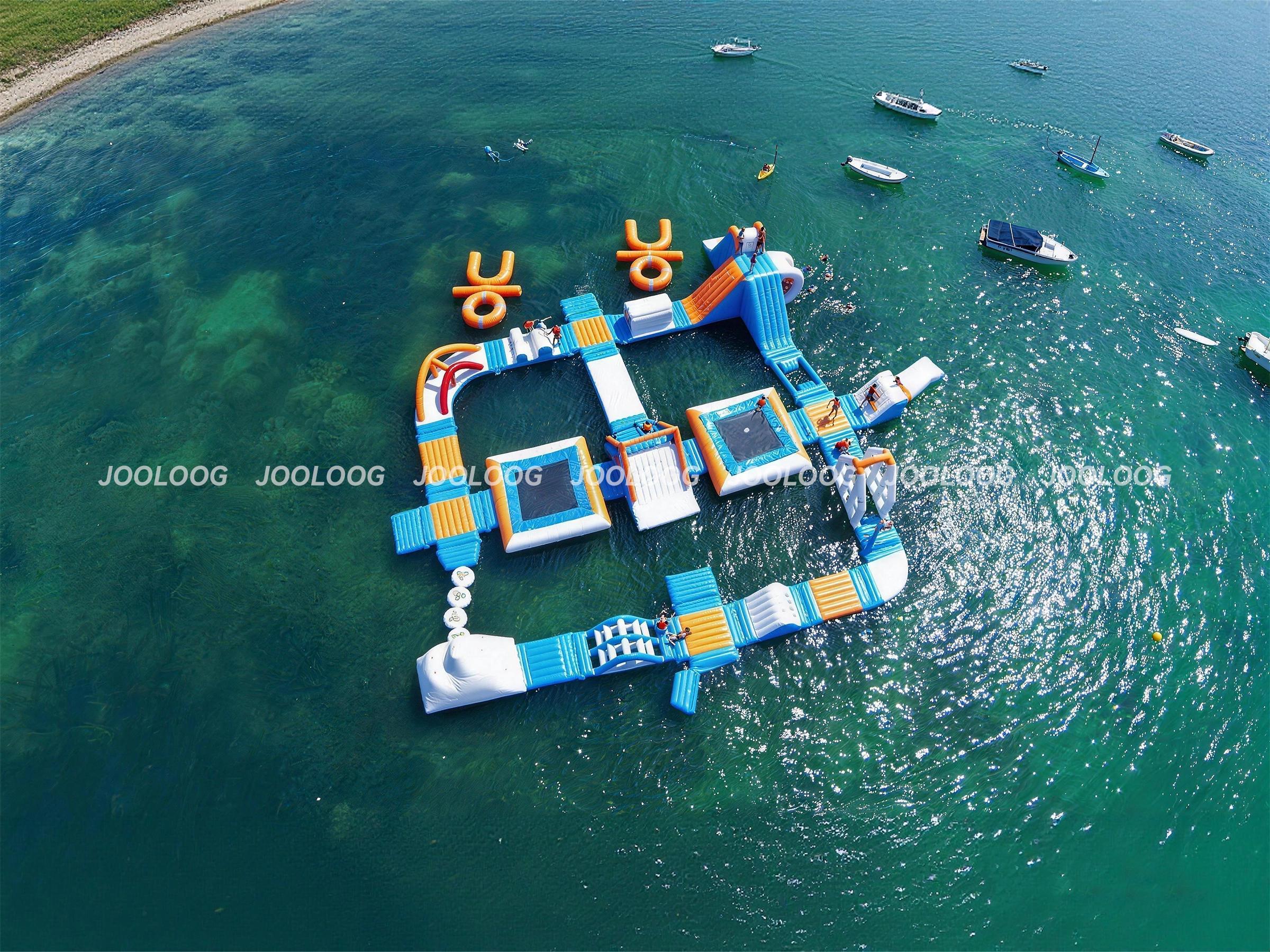 Inflatable Water Park in Spain