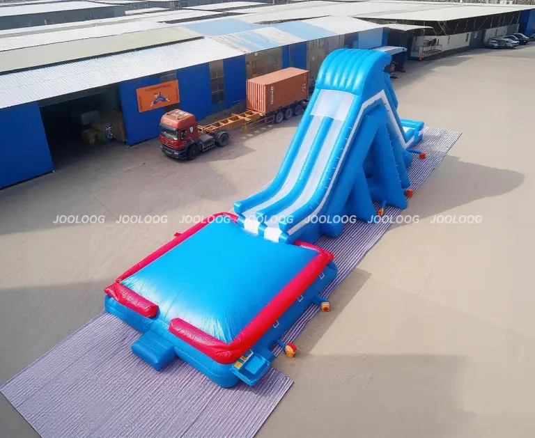Hippo Slide with Airbag custom inflatable product