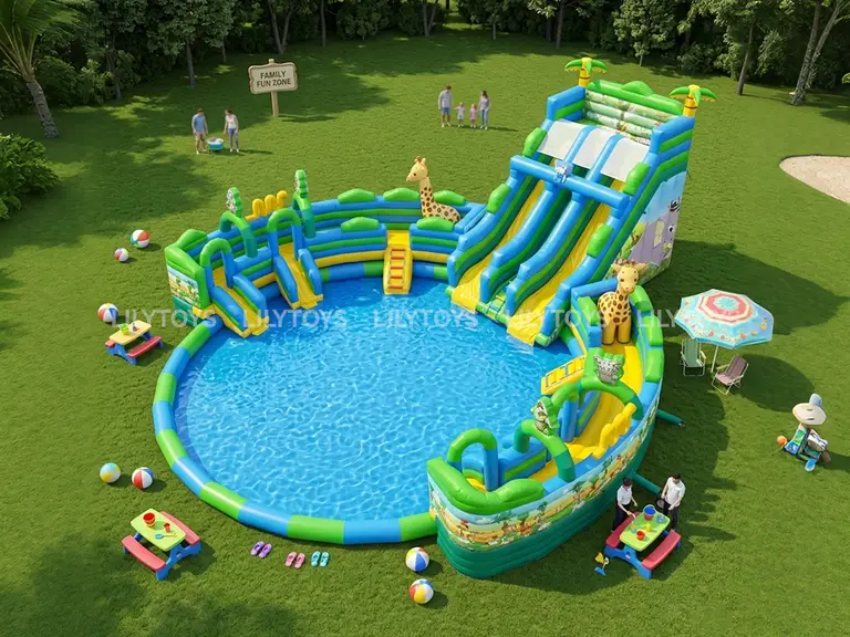 Parco acquatico mobile custom inflatable product