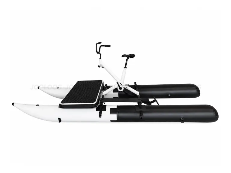 Bicicleta aquática inflável preta custom inflatable product