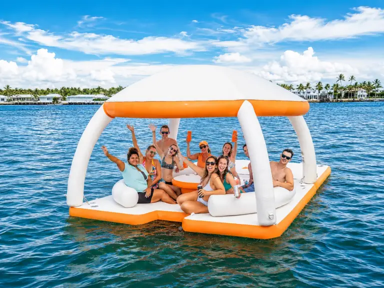 Floating Inflatable Cabana custom inflatable product