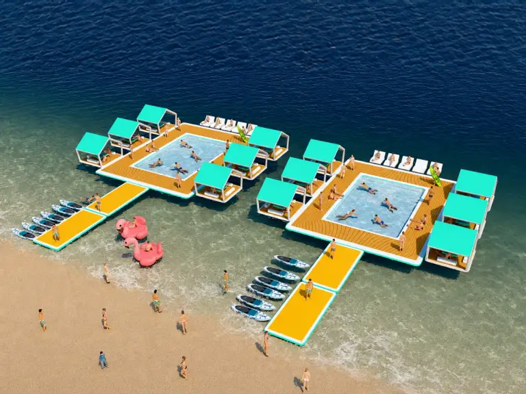 Floating Party Island custom inflatable product