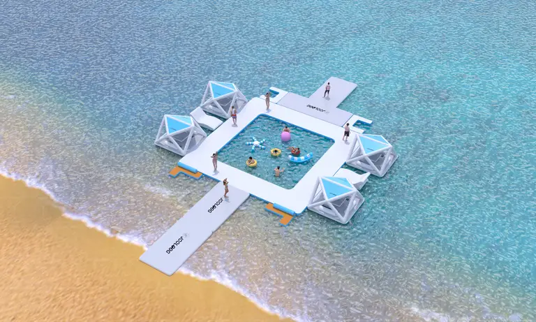 Floating Cabana System 05 custom inflatable product Floating Cabana System 05 custom inflatable product