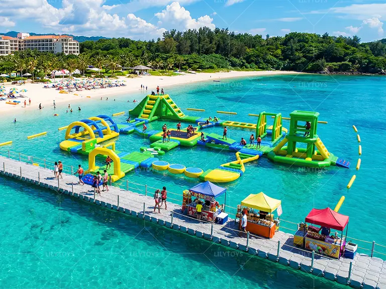 Water-Based Aqua Park custom inflatable product Water-Based Aqua Park custom inflatable product