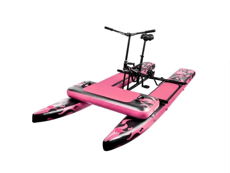 Bicicleta acuática rosa custom inflatable product Bicicleta acuática rosa custom inflatable product