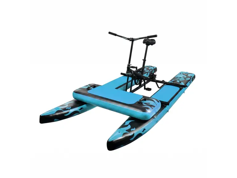 Bicicletta ad acqua blu custom inflatable product Bicicletta ad acqua blu custom inflatable product