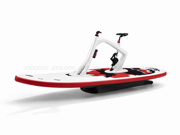 Bicicleta aquática vermelha de um andar custom inflatable product Bicicleta aquática vermelha de um andar custom inflatable product