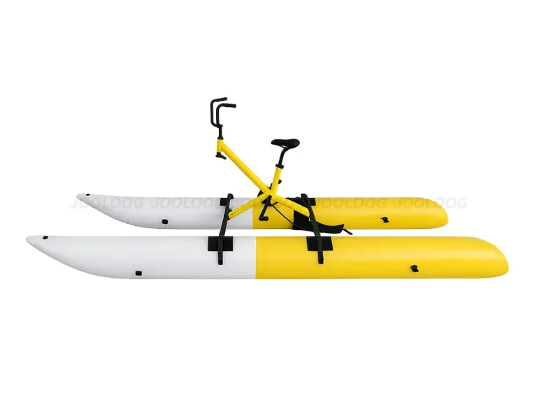 Bicicletta gonfiabile gialla per l'acqua custom inflatable product Bicicletta gonfiabile gialla per l'acqua custom inflatable product