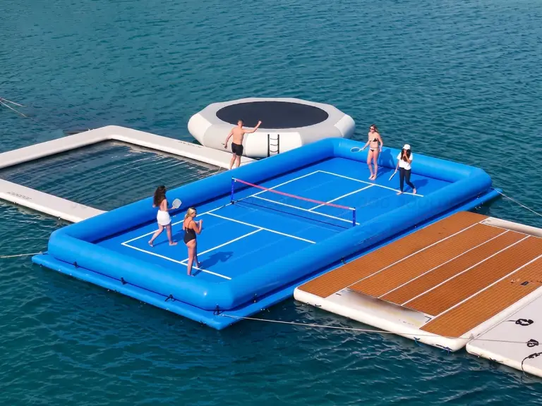 Campo da pickleball acquatico custom inflatable product Campo da pickleball acquatico custom inflatable product