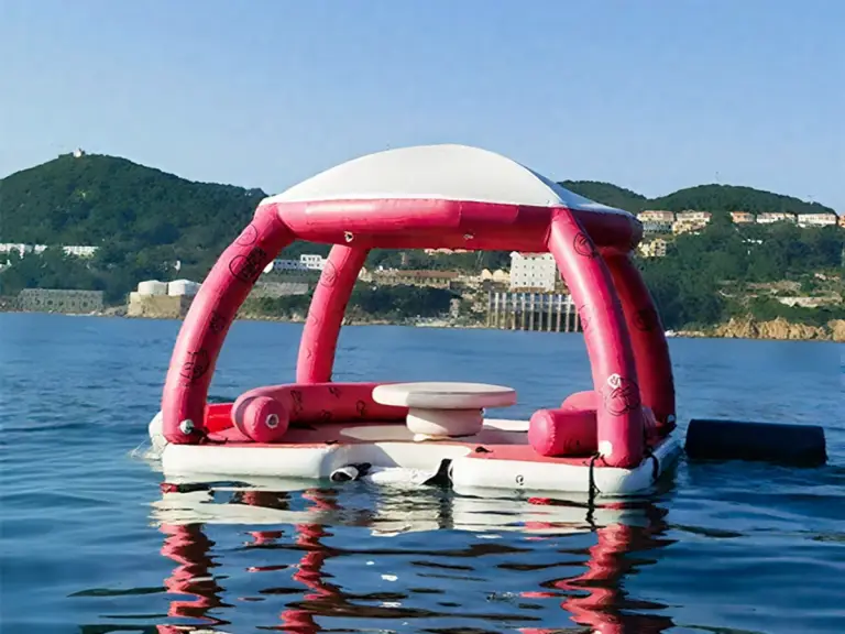 Floating Inflatable Cabana custom inflatable product Floating Inflatable Cabana custom inflatable product