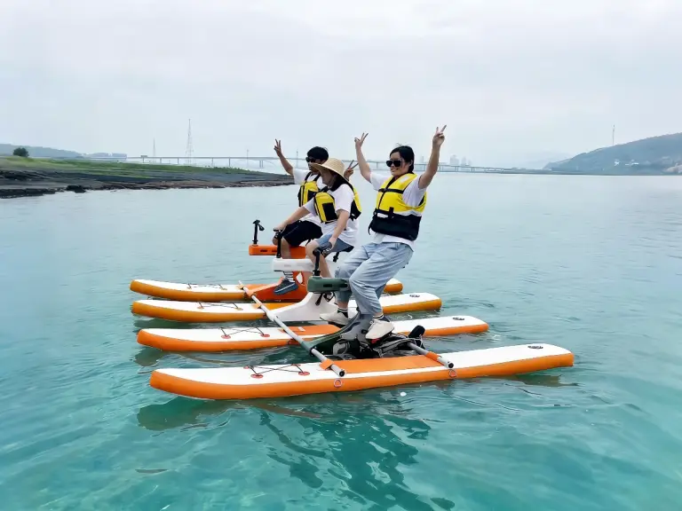 3-Person Water Bike custom inflatable product 3-Person Water Bike custom inflatable product